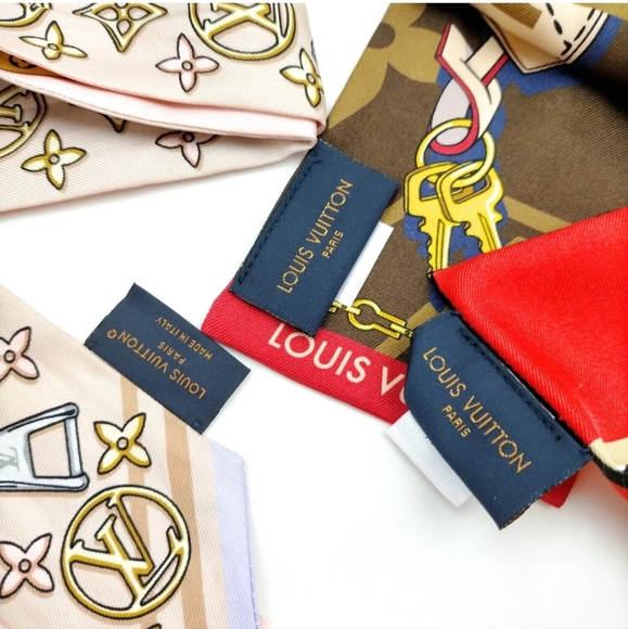 Louis Vuitton LV Bandeau Silk Satin Black Silk Satin - Picture 2 of 3